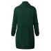 Women Casual Turtleneck Long Sleeve Solid Color Sweaters