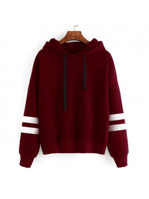 Fashion Womens Hoodie Sweatshirt Jumper Hooded Pullover Tops Blouse Long Sleeve Coat