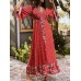 Bohemian Floral Print Belt Ruffle Sleeve Maxi Dress