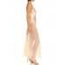 Morphew Collection Champagne Silk Bias Cut Slip Gown