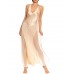 Morphew Collection Champagne Silk Bias Cut Slip Gown